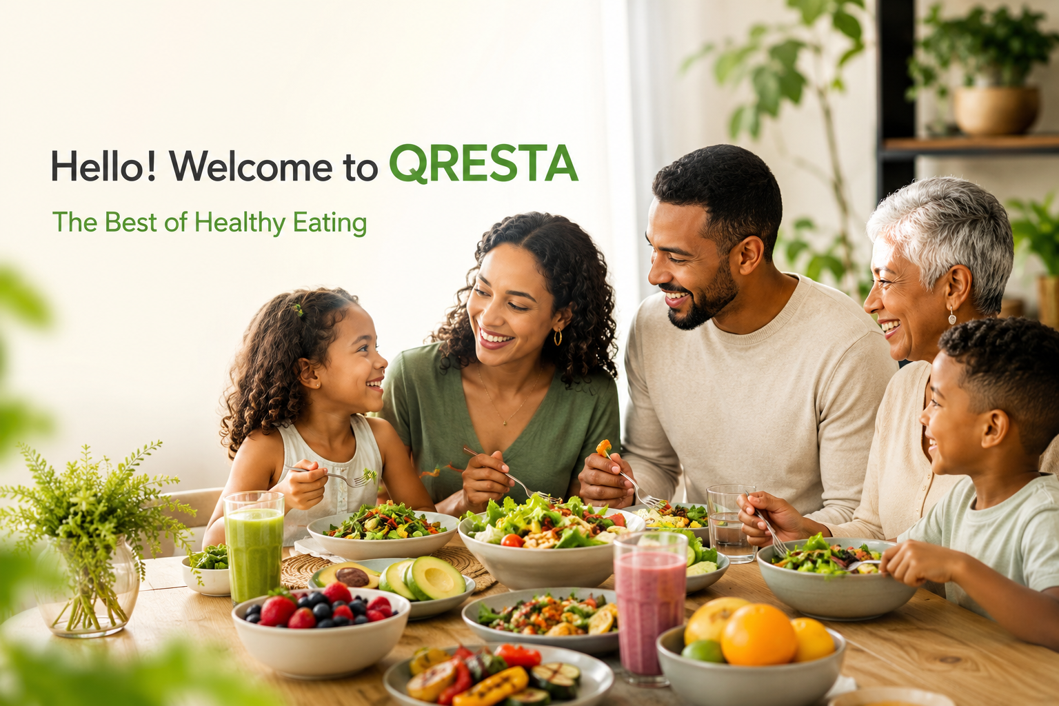 Welcome to QRESTA - The Best of Healthy Eating